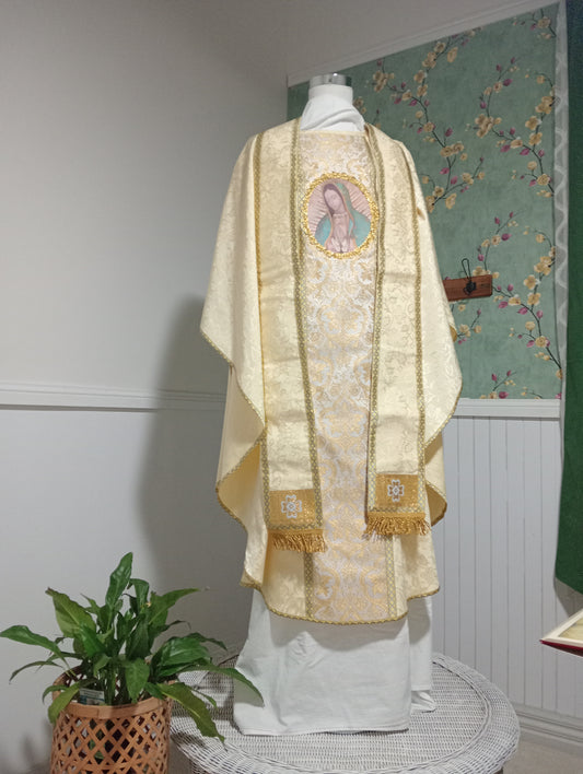 Our Lady of Guadalupe Semi Gothic Vestment